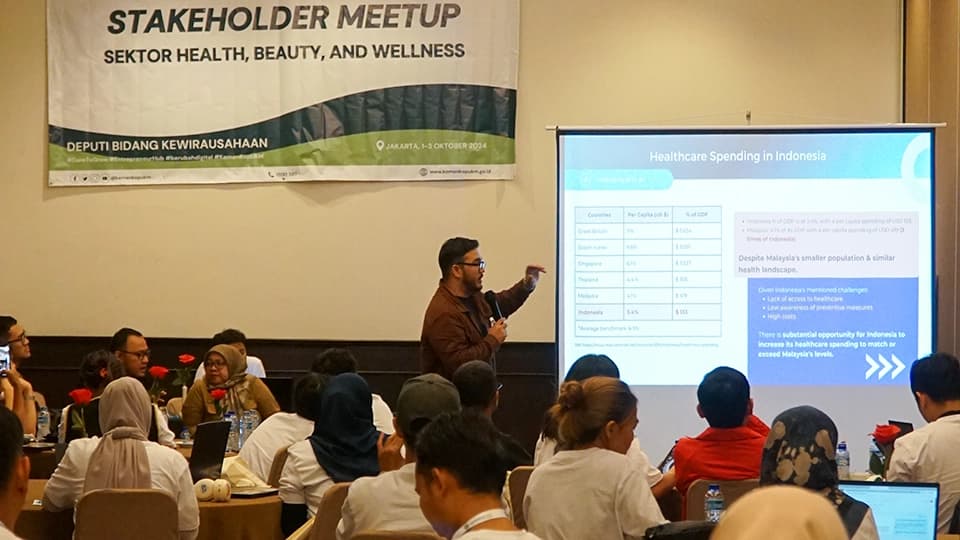 Kalayudha at the Stakeholder Meet-Up Entredev 2024